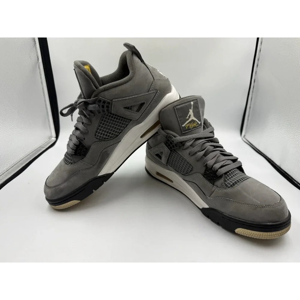 Air Jordan 4 Retro Cool Grey 2019 Size 11 US 45 Euro Men's Very Good